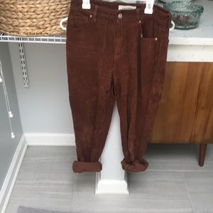 Corduroy rust colored pants